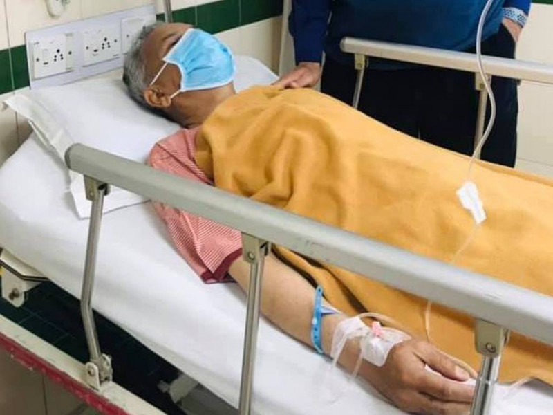 बाबुराम भट्टराईले ट्युमरको शल्यक्रिया नेपालमै गर्ने